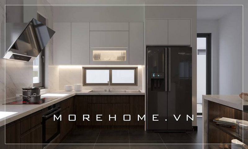 #27 ý tưởng thiết kế phòng bếp nhà chung cư 3d đẹp 2022-2024