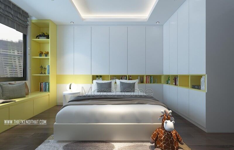  16 Hình ảnh phòng ngủ sử dụng gỗ công nghiệp đẹp, độc đáo cho thiết kế căn hộ chung cư| MOREHOME
