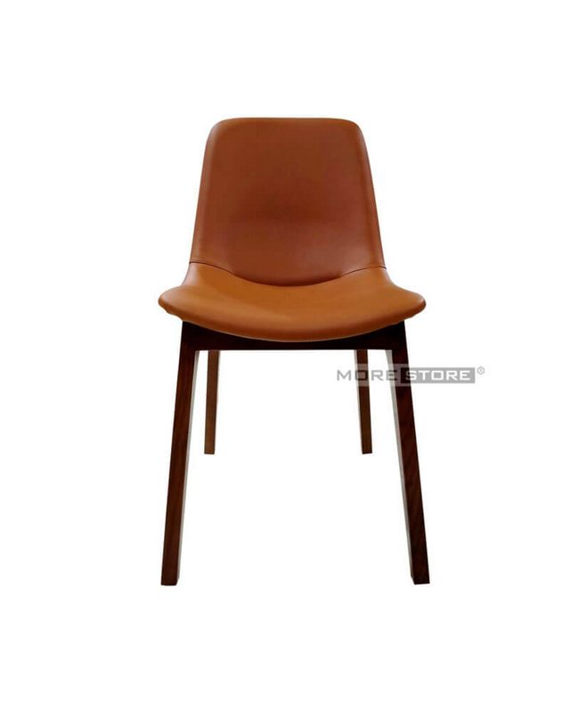 Mẫu ghế ăn bọc da cao cấp với thiết kế ấn tượng mang đến vẻ đẹp trẻ trung cho không gian bếp gia chủ